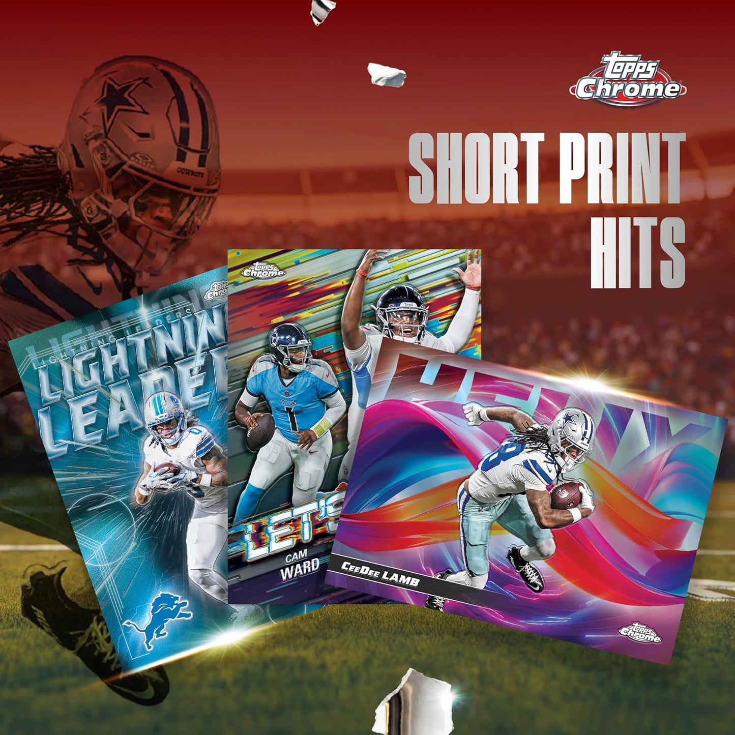 2025 Topps Chrome Football Mega Box