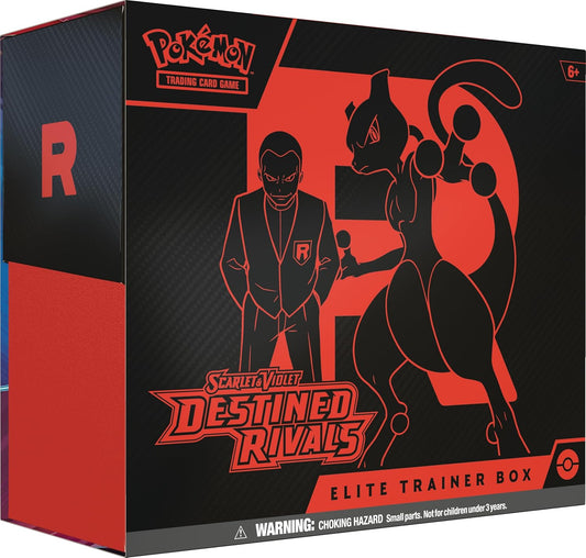 Pokemon TCG: Scarlet & Violet - Destined Rivals Elite Trainer Box - 9 Packs, Accessories, Promo - Presale Ships 05/30/2025