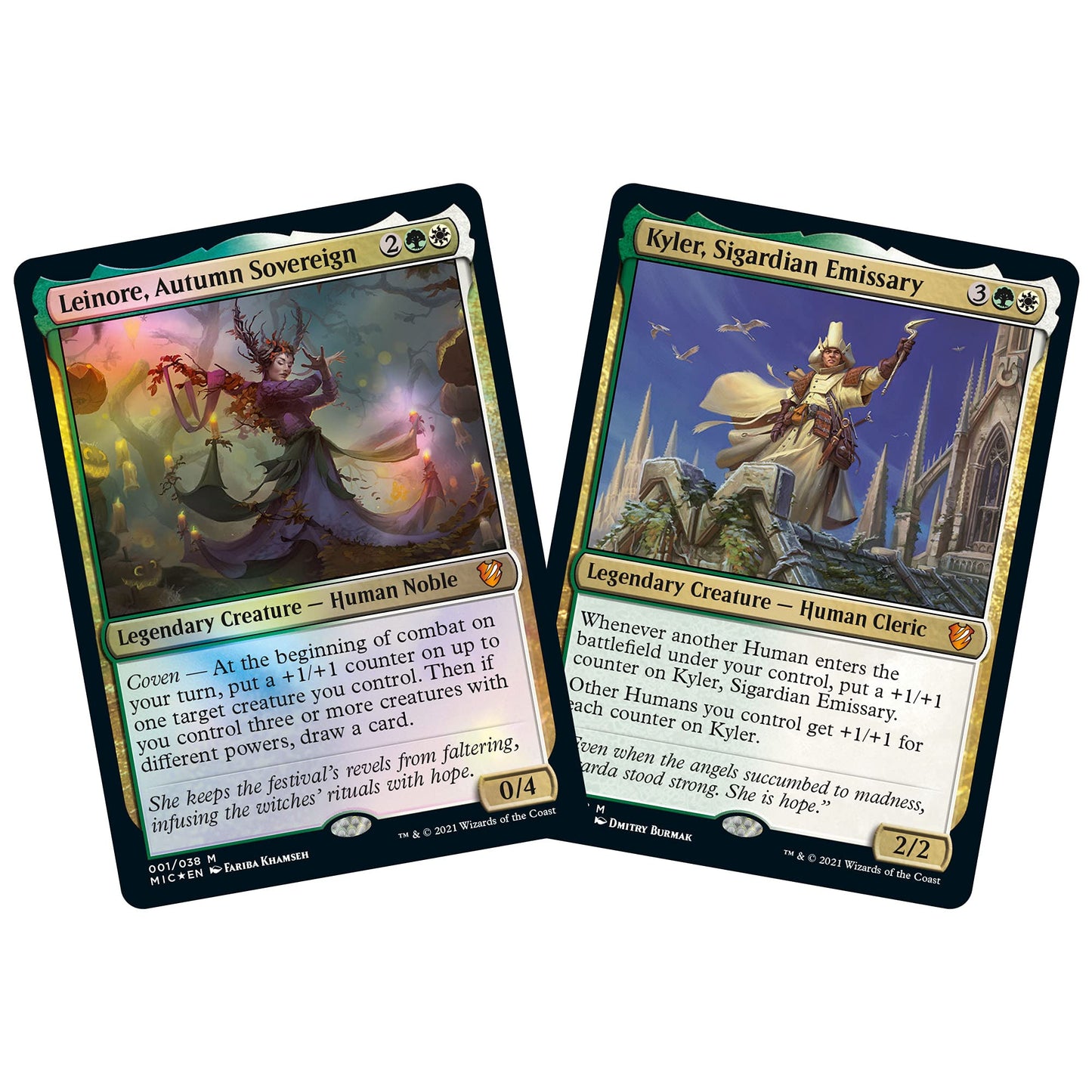 Magic: The Gathering Innistrad: Midnight Hunt Commander Deck – Coven Counters (Green-White)