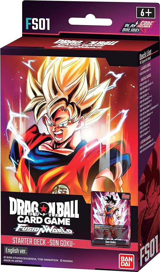 DRAGON BALL SUPER TCG: FUSION WORLD: SON GOKU STARTER DECK 01 (FS01)