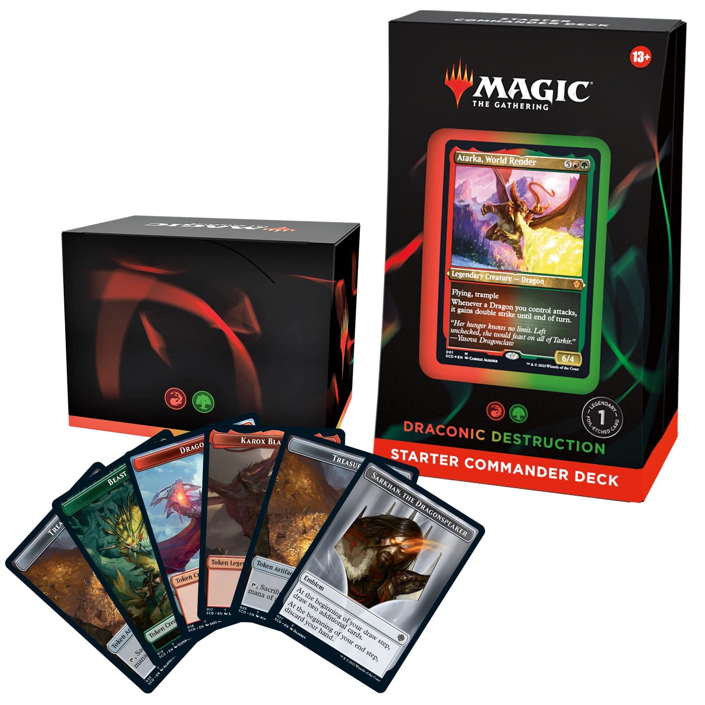 Magic: The Gathering Starter Commander Deck – Draconic Destruction (Red-Green)