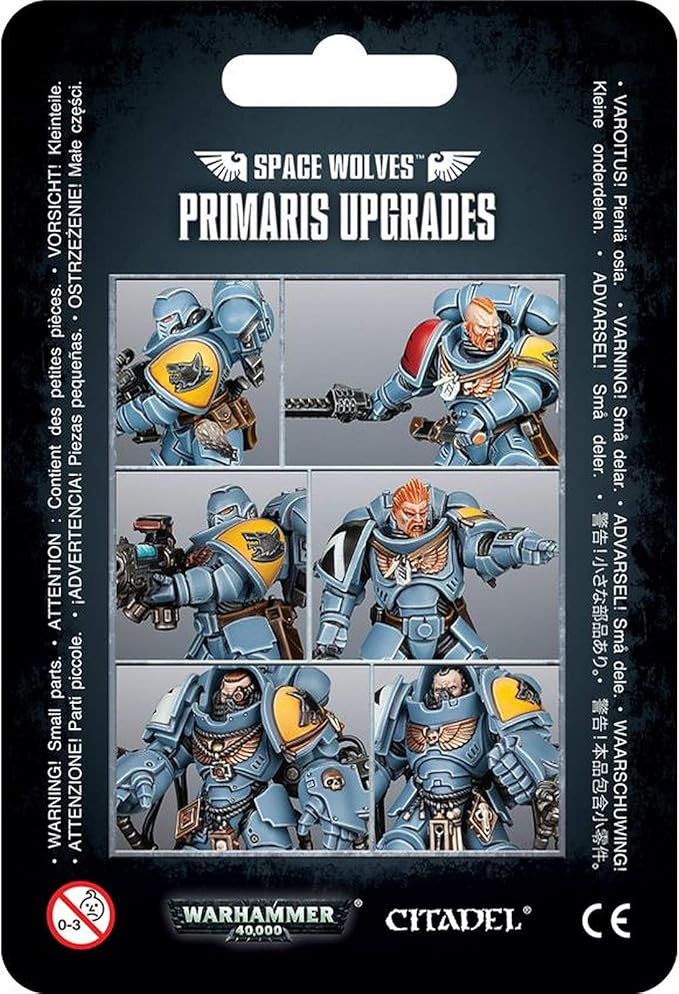 Games Workshop - Warhammer 40K - Space Wolves - Primaris Upgrades