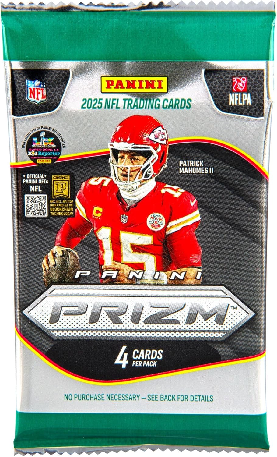 Panini 2025 Prizm Football 6-Pack Blaster Box (Lazer Prizms)