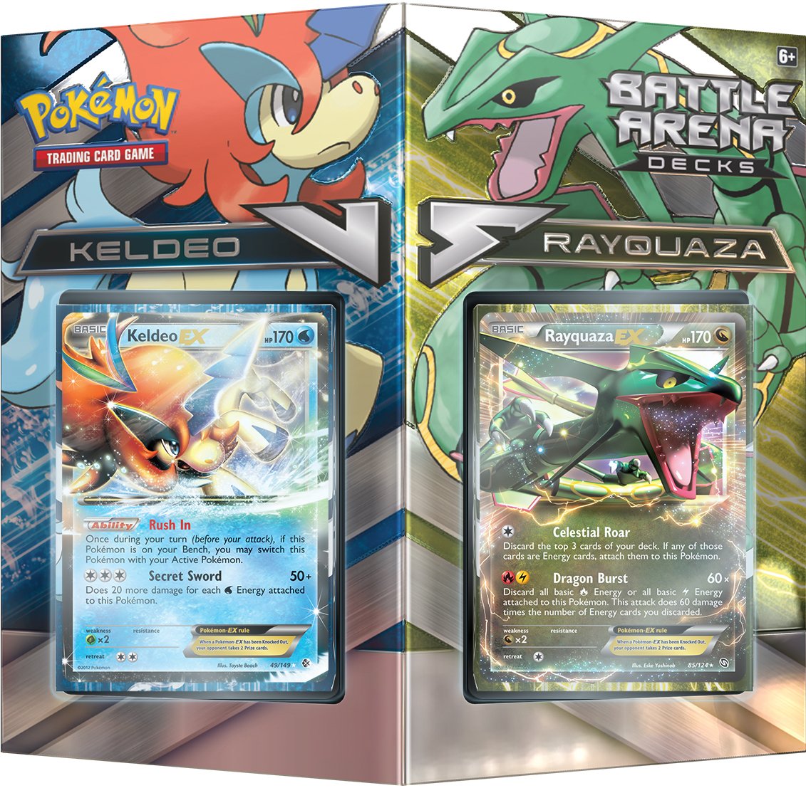 Pokemon TCG Rayquaza ex & Keldeo ex Battle Arena Deck