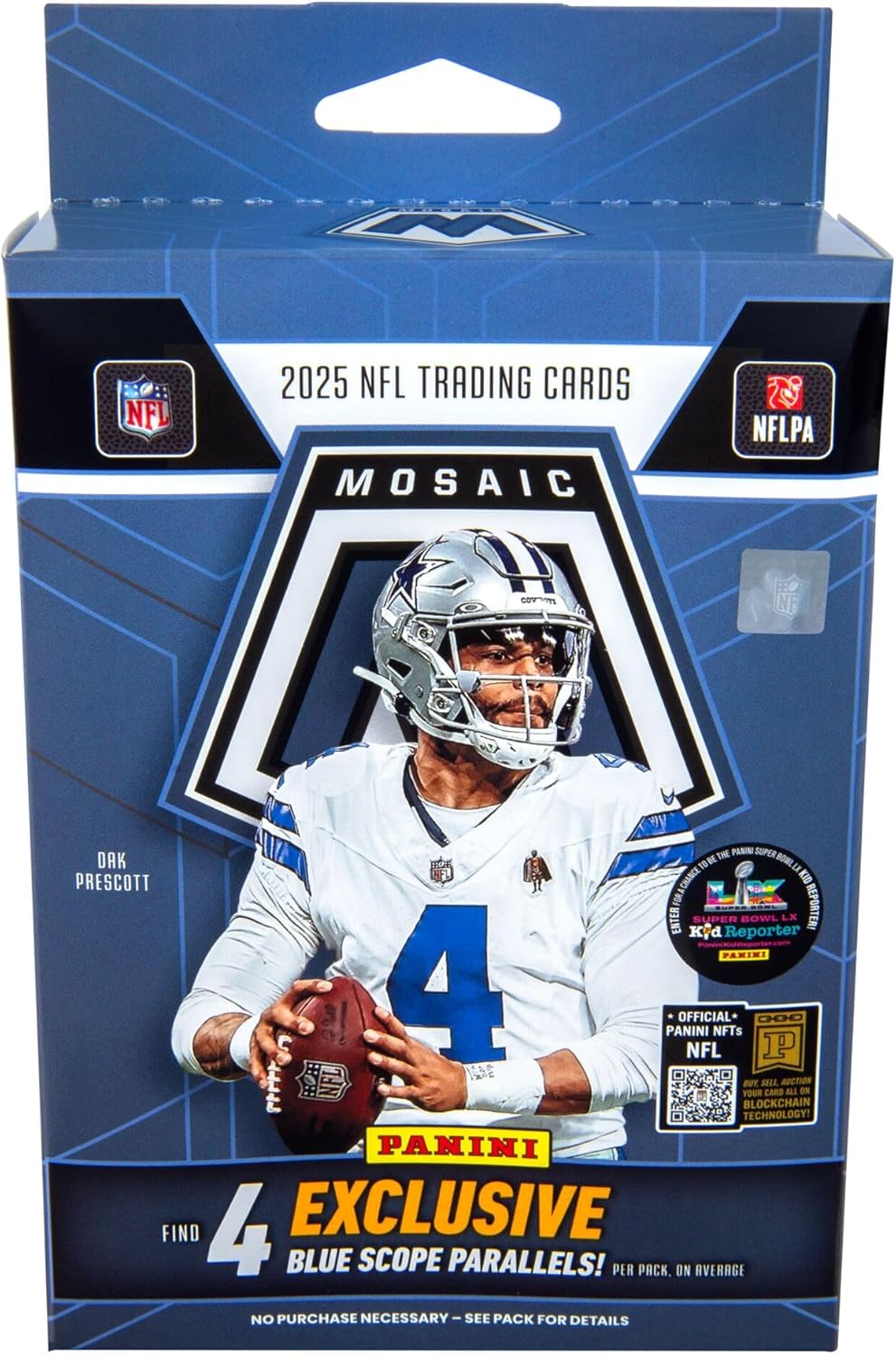 2025 Panini Mosaic Football Trading Cards Hanger Box