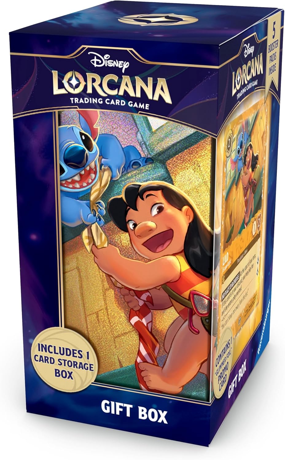 Ravensburger Disney Lorcana TCG: Archazia's Island Gift Set Featuring Lilo - Escape Artist | Original Disney Artwork | Ages 8+ - Presale Ships 03/21/2025