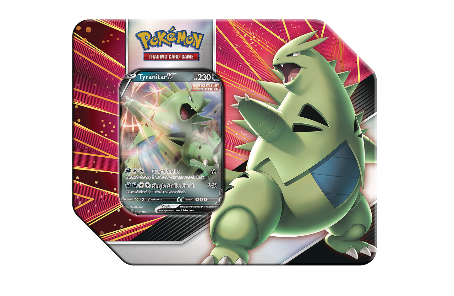 Pokemon 2021 Summer V Strikers Tin - Tyranitar