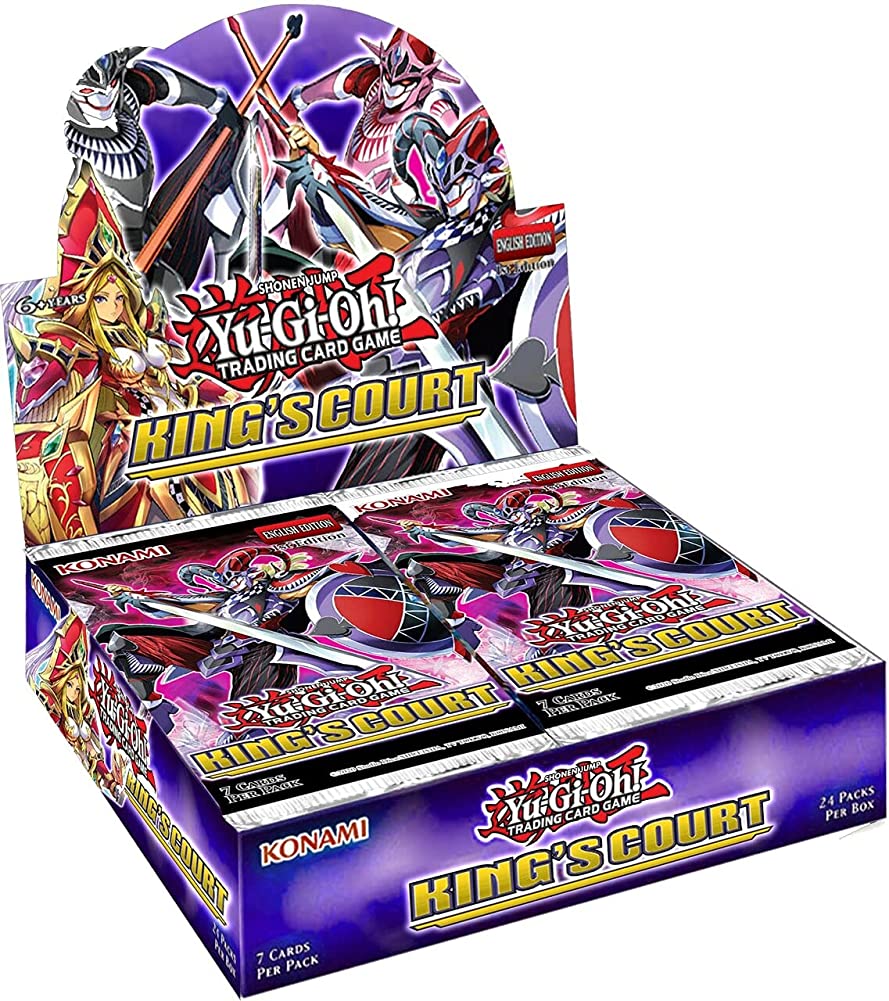 Yu-Gi-Oh! King's Court Booster Box (24 Packs, 7 Cards per Pack)