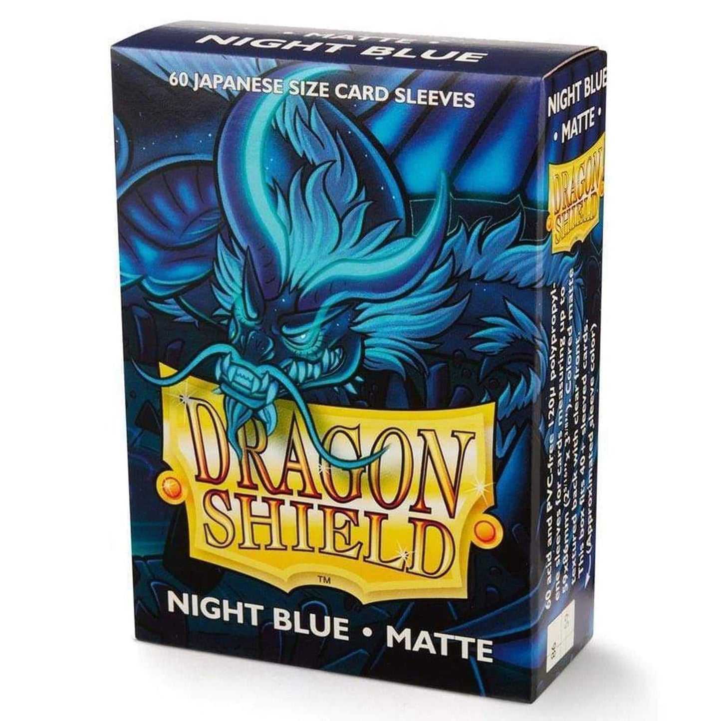 Dragon Shield Matte Mini Japanese Jet 60 ct Card Sleeves Individual Pack