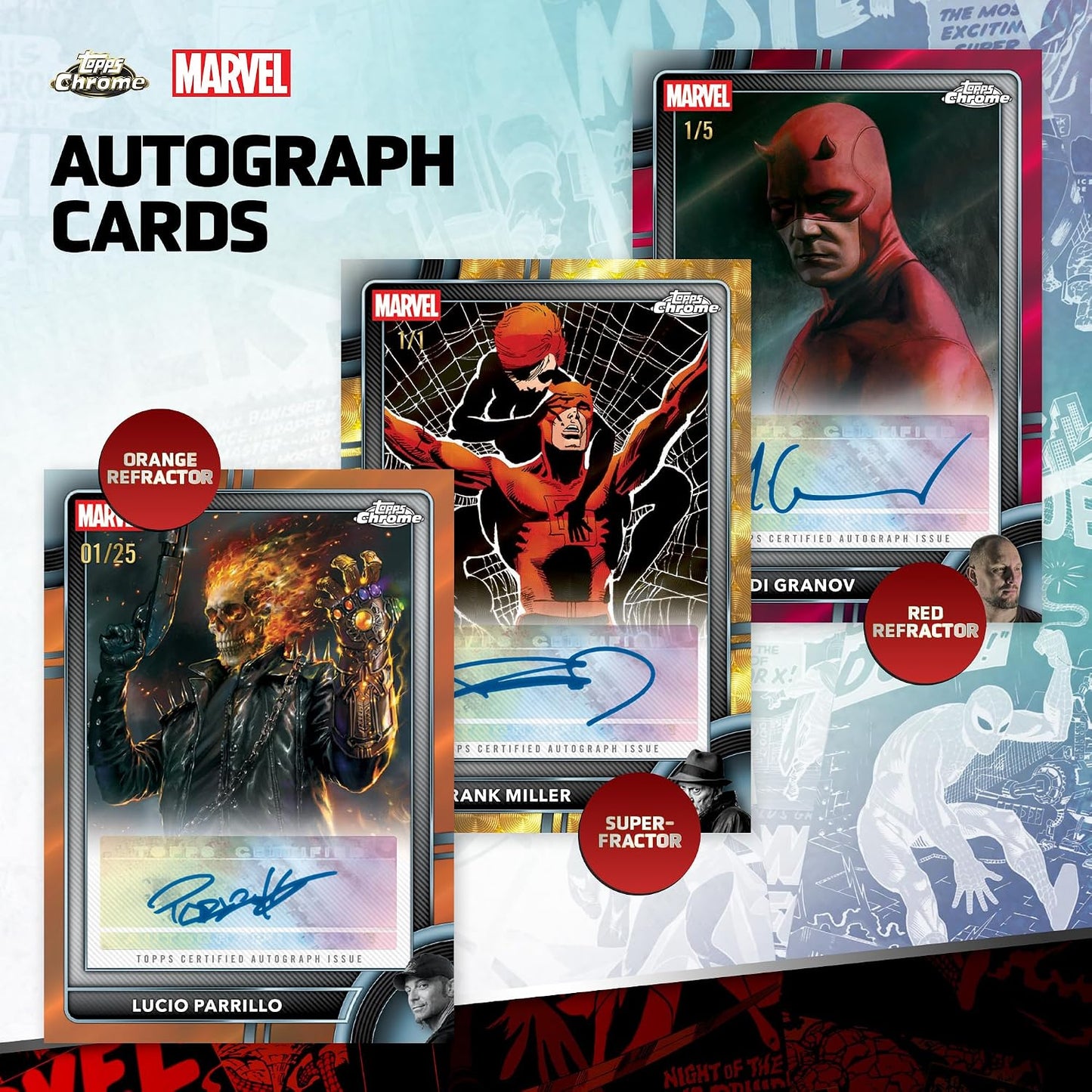 2026 Topps Chrome Marvel Comics – Factory Sealed – Value Box
