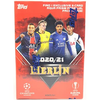 2020/21 Topps Merlin Chrome Soccer 8-Pack Blaster Box