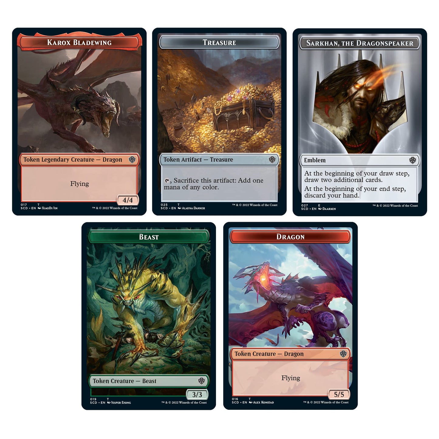 Magic: The Gathering Starter Commander Deck – Draconic Destruction (Red-Green)