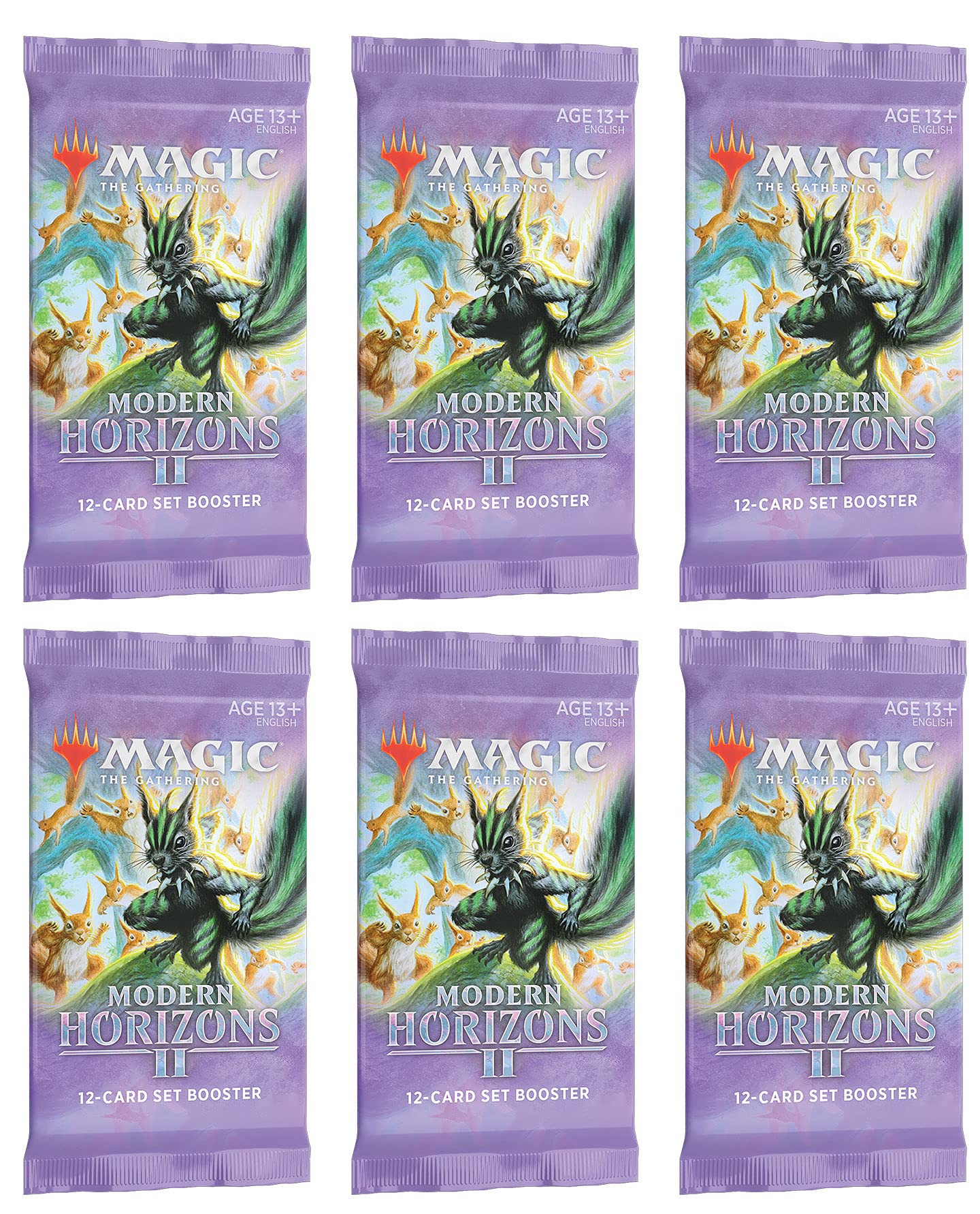 6 Packs MTG Set Booster Pack Lot MTG Modern Horizons 2