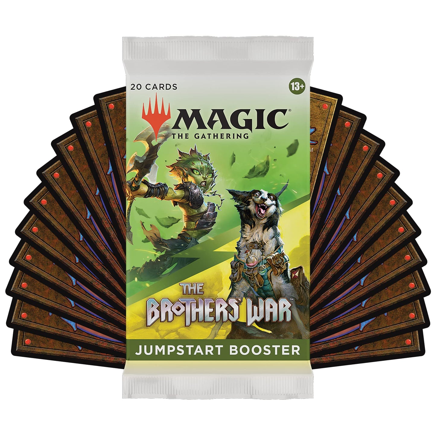 Magic: The Gathering The Brothers War Jumpstart Booster Box | 18 Packs (360 Magic Cards)