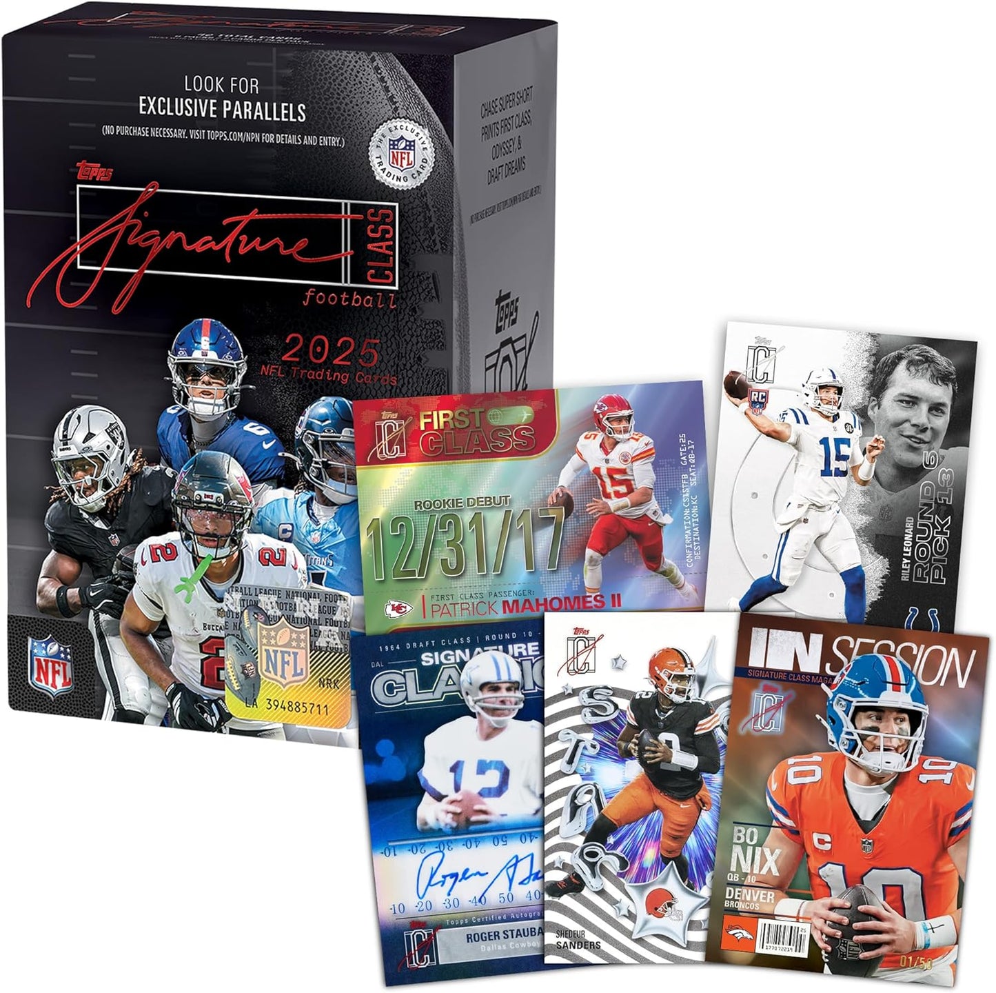 2025 Topps Signature Class NFL Football Value Box