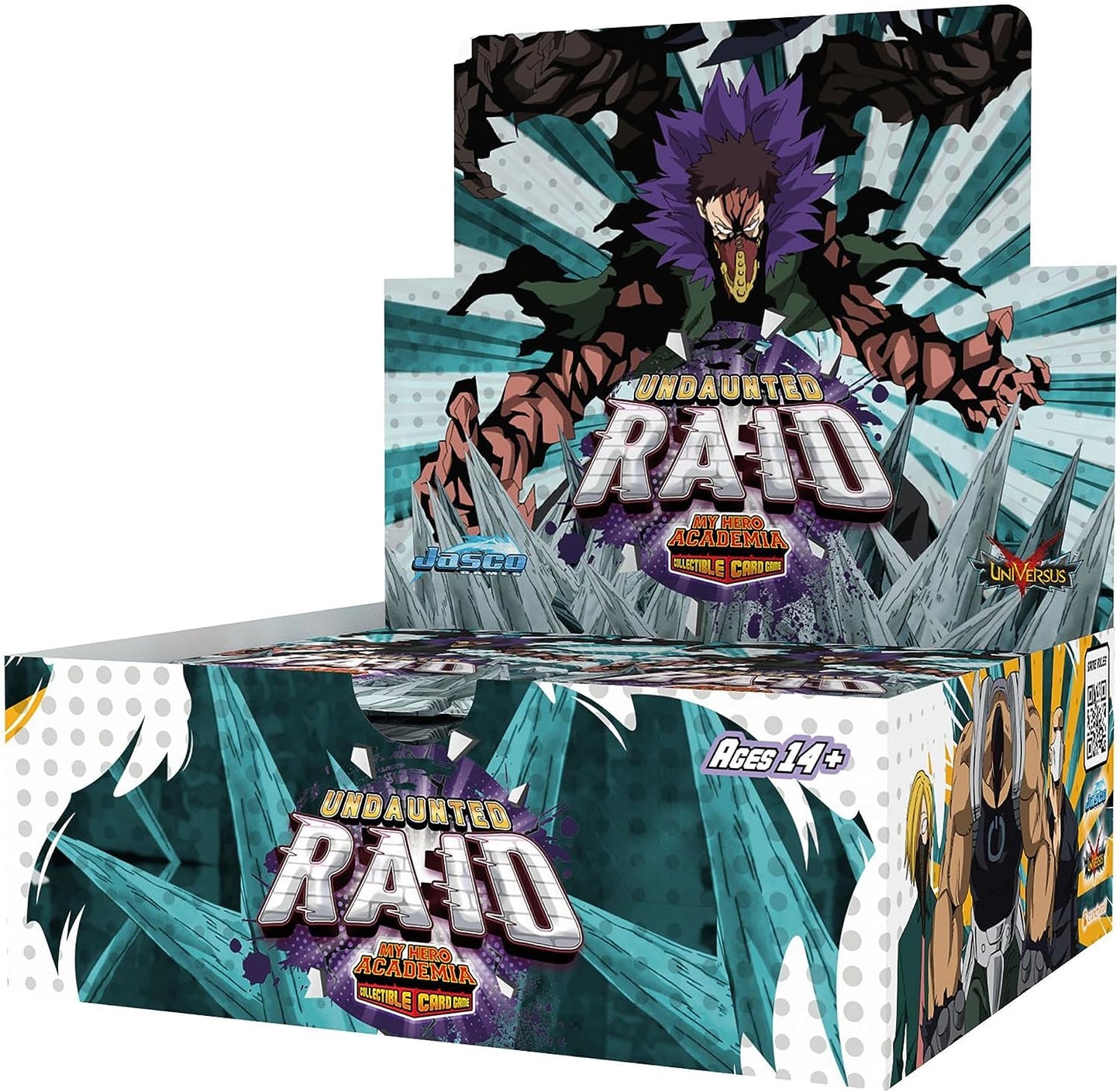 My Hero Academia Collectible Card Game Series 5: Undaunted Raid Booster Display - Contains 24 Expansion Packs of 11-Cards, Trading Card Game