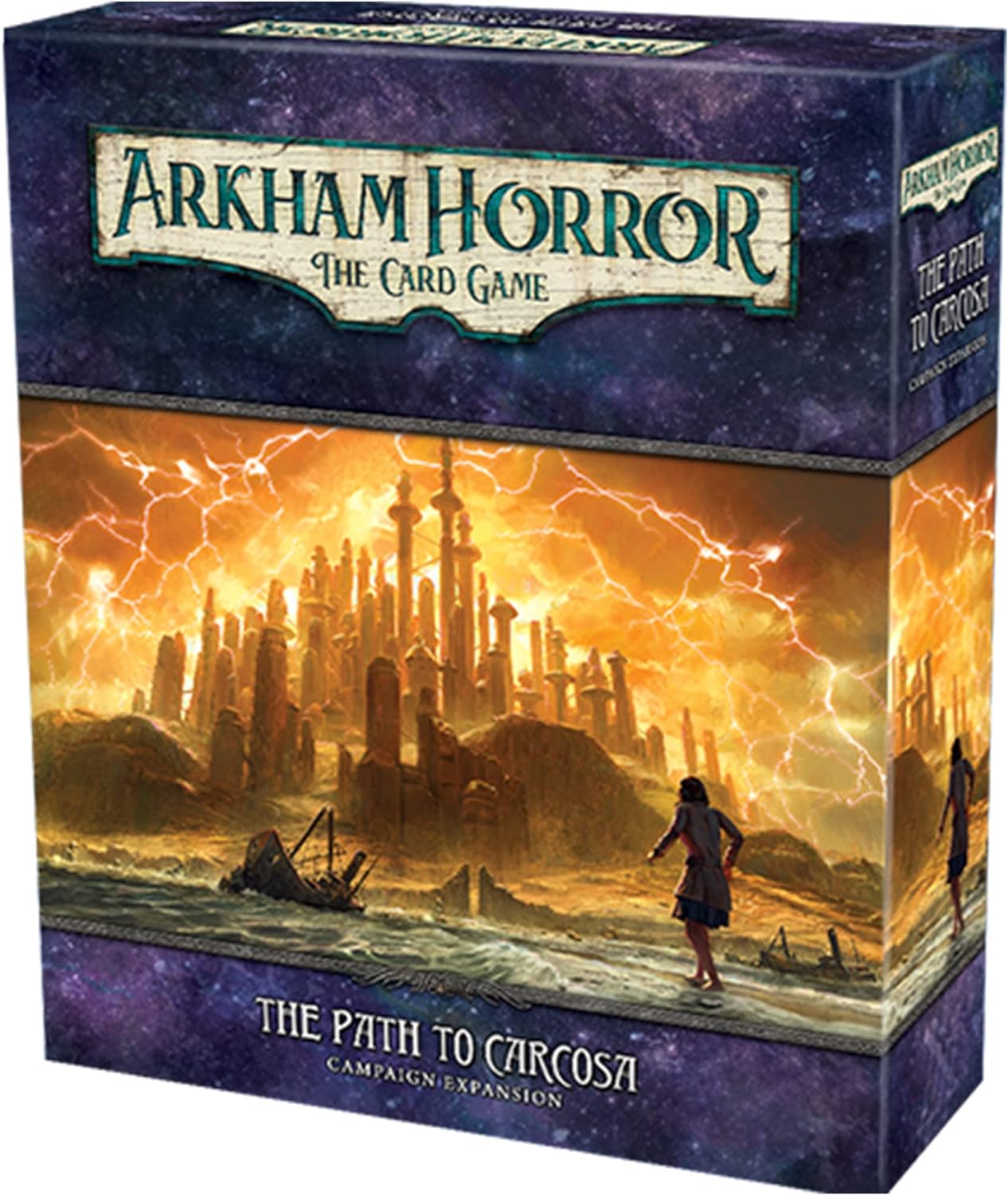 Fantasy Flight Games Arkham Horror The Card Game The Path to Carcosa Expansion | Horror Game | Mystery Game | Cooperative Card Game | Ages 14+ | 1-2 Players | Avg. Playtime 1-2 Hours | Made