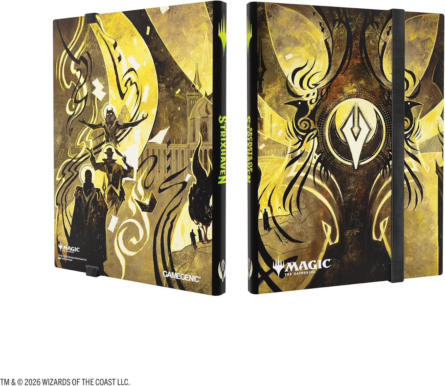 Gamegenic Magic: The Gathering Secrets of Strixhaven Casual Album 18-Pocket - Holds 360 Double-Sleeved Cards, Side-Loading Pages