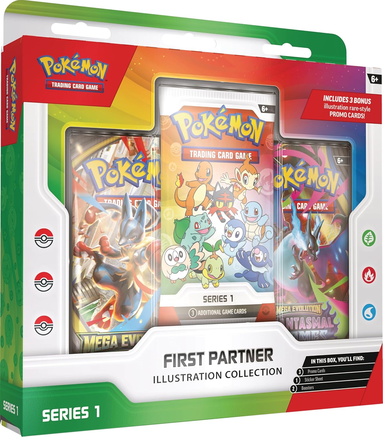 Pokemon TCG: First Partner Illustration Collection - Series 1 - Presale Ships 03/20/2026