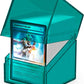Ultimate Guard Boulder 100+ Clear, Deck Case for 100 Double-Sleeved TCG Cards, Malachite, Secure & Durable Storage for Trading Card Games, Transparent