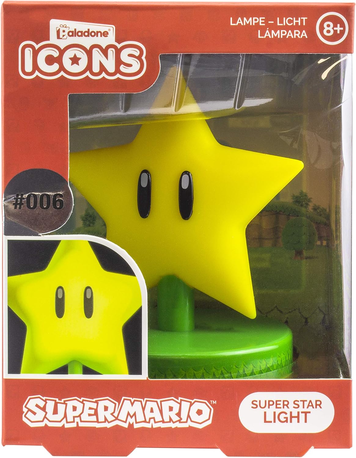 Paladone Super Mario Super Star Icon Light Collector #006