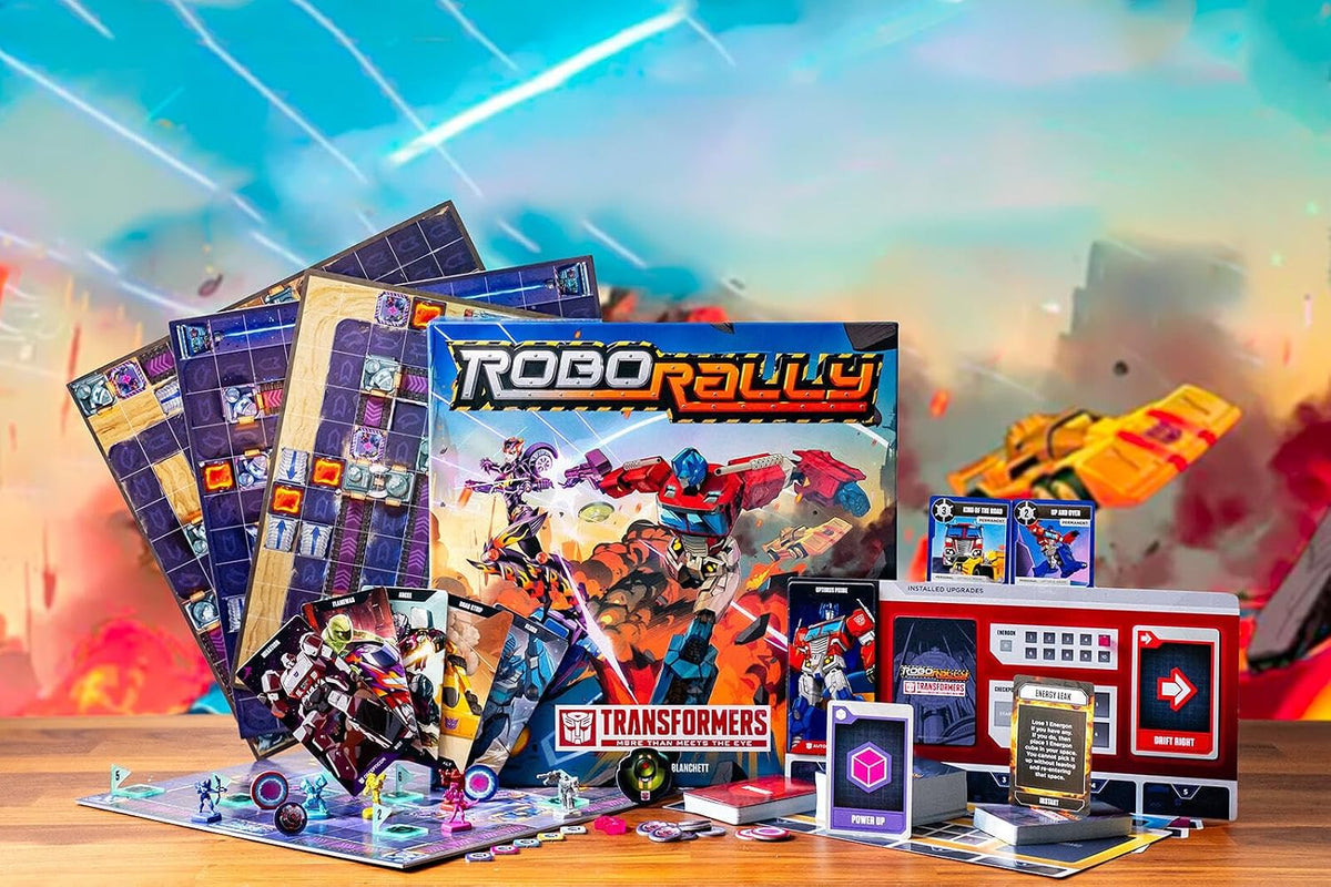 Renegade Game Studios Robo Rally Transformers Racing Board Game