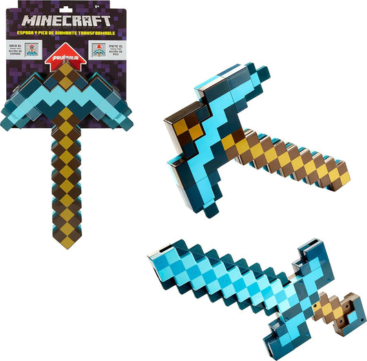 Mattel Minecraft Sword & Pickaxe Set