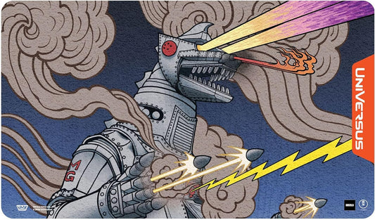 UniVersus Godzilla Challenger Series - Mechagodzilla - Bionic Menace Playmat - 24x14 Neoprene Mat, Tabletop Card Game Accessory, UVS Games, Licensed