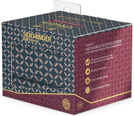 Ultimate Guard Limited Run Sidewinder 100+ Shogun's Journey II, Deck Box for 100 Double-Sleeved TCG Cards, Shippou, Magnetic Closure & Microfiber Inner Lining