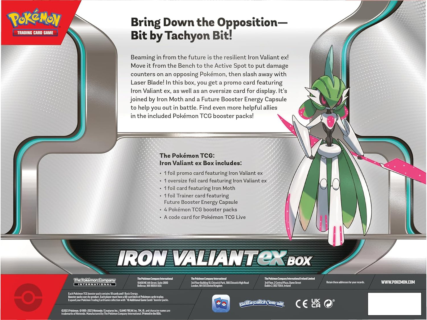 Pokemon TCG Iron Valiant ex Box