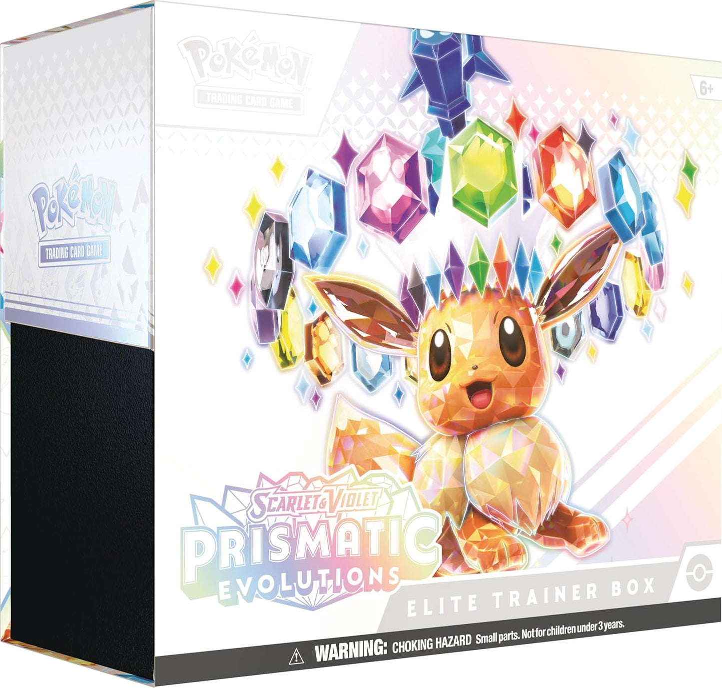 Pokemon TCG Scarlet & Violet Elite Trainer Box - Prismatic Evolutions of The Pokemon TCG (1 Fully Illustrated Promo Card, 9 Booster Packs & Premium Game Accessories)