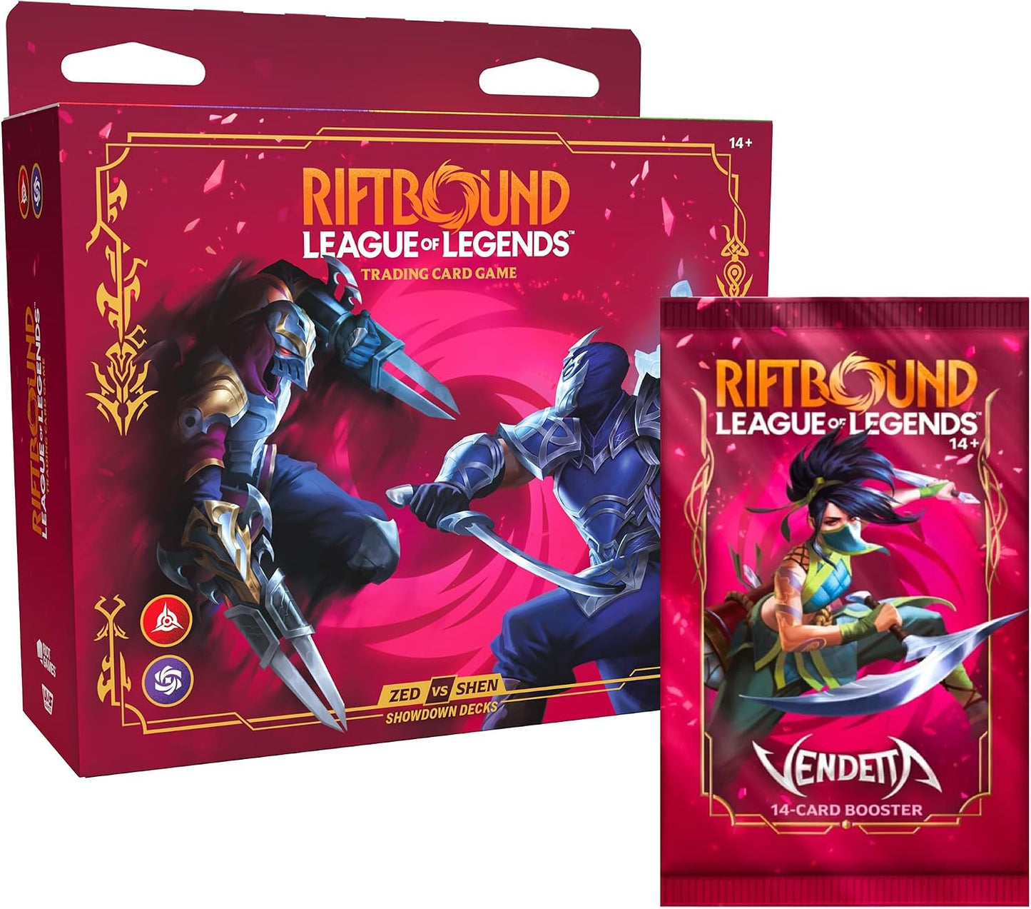 Riftbound: League of Legends TCG Vendetta - Showdown Deck: Zed vs Shen - Presale Ships 07/31/2026
