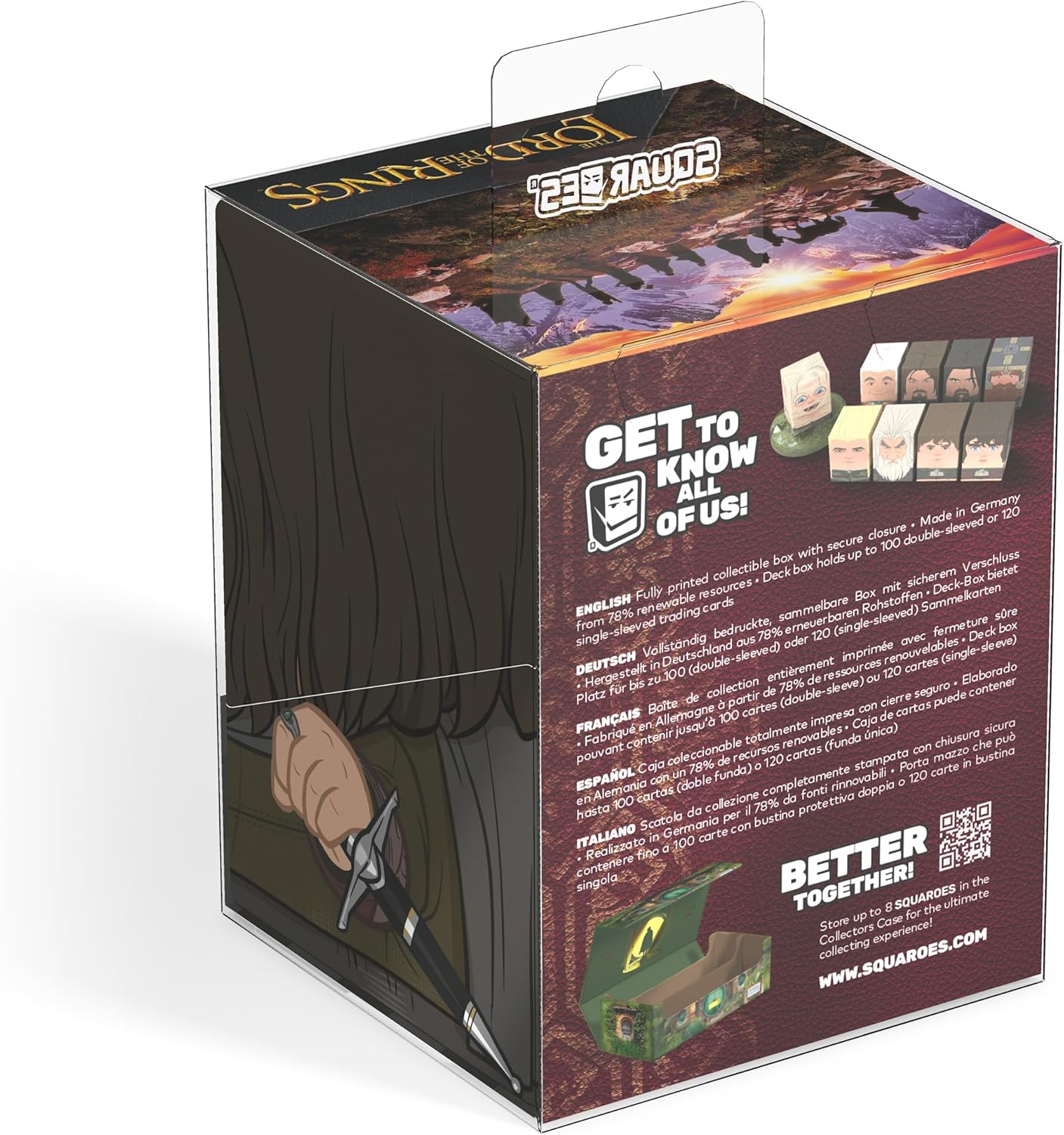 Ultimate Guard - Squaroes - Boulder 100+ - Lord of the Rings - LOTR006 - Aragorn