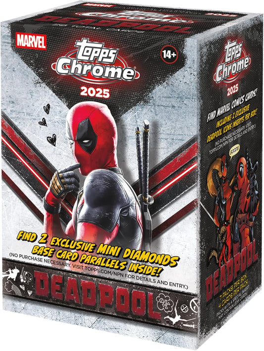 2025 Topps Chrome Deadpool Value Blaster Box