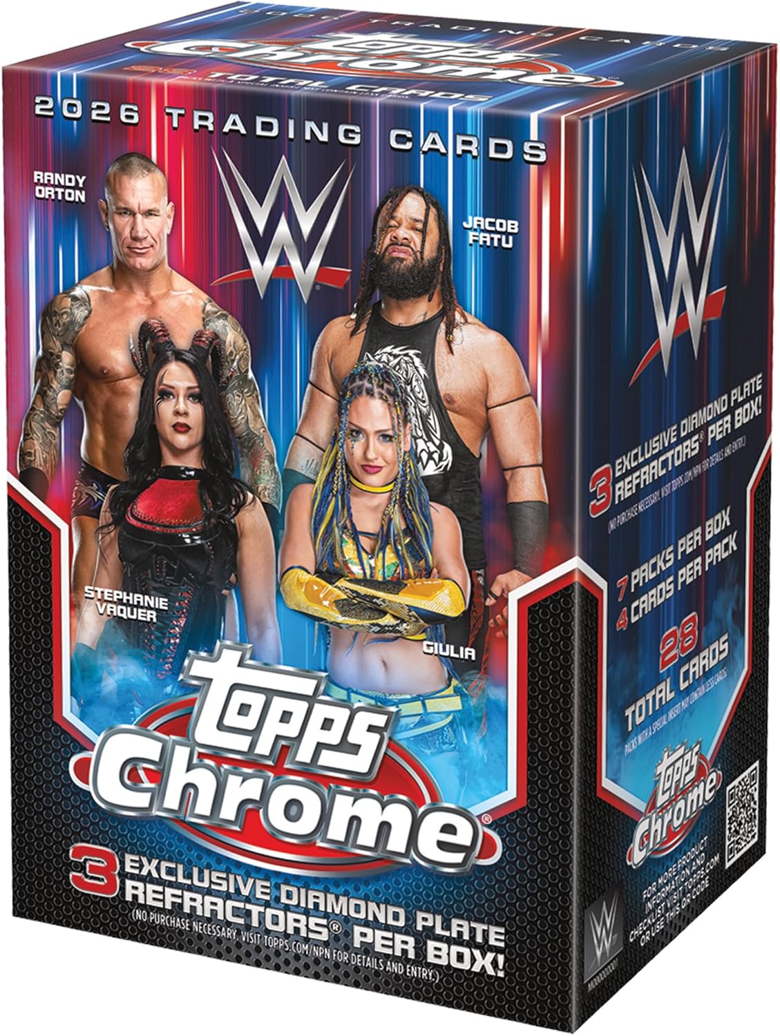 2026 Topps Chrome WWE Value Blaster Box
