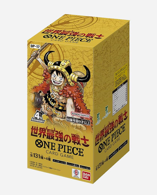 Bandai One Piece Card Game The World's Strongest Warrior (OP-17) Japanese Booster Box - 24 Packs