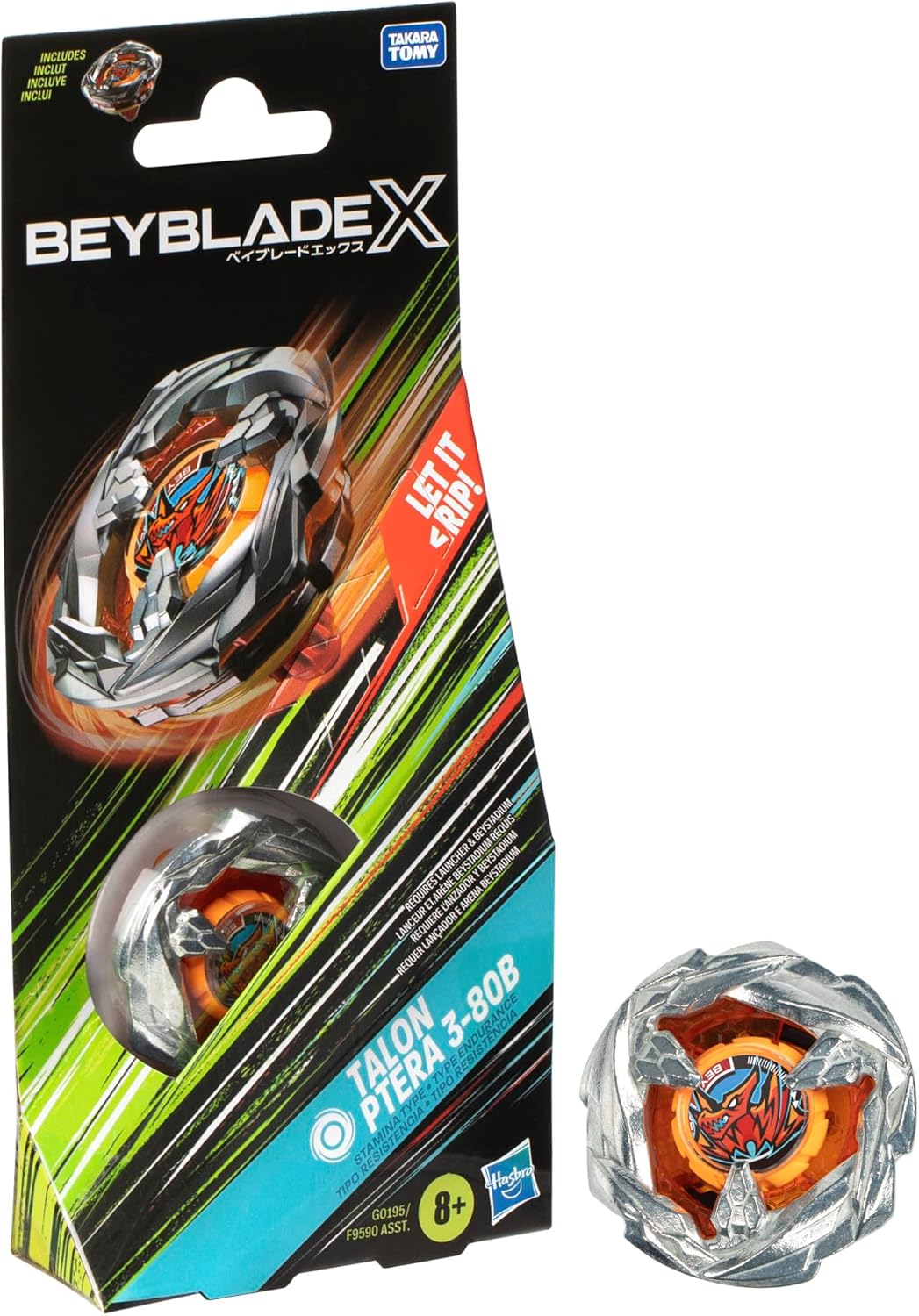 Beyblade X Talon Ptera 3-80B – Spinning Top Booster Pack