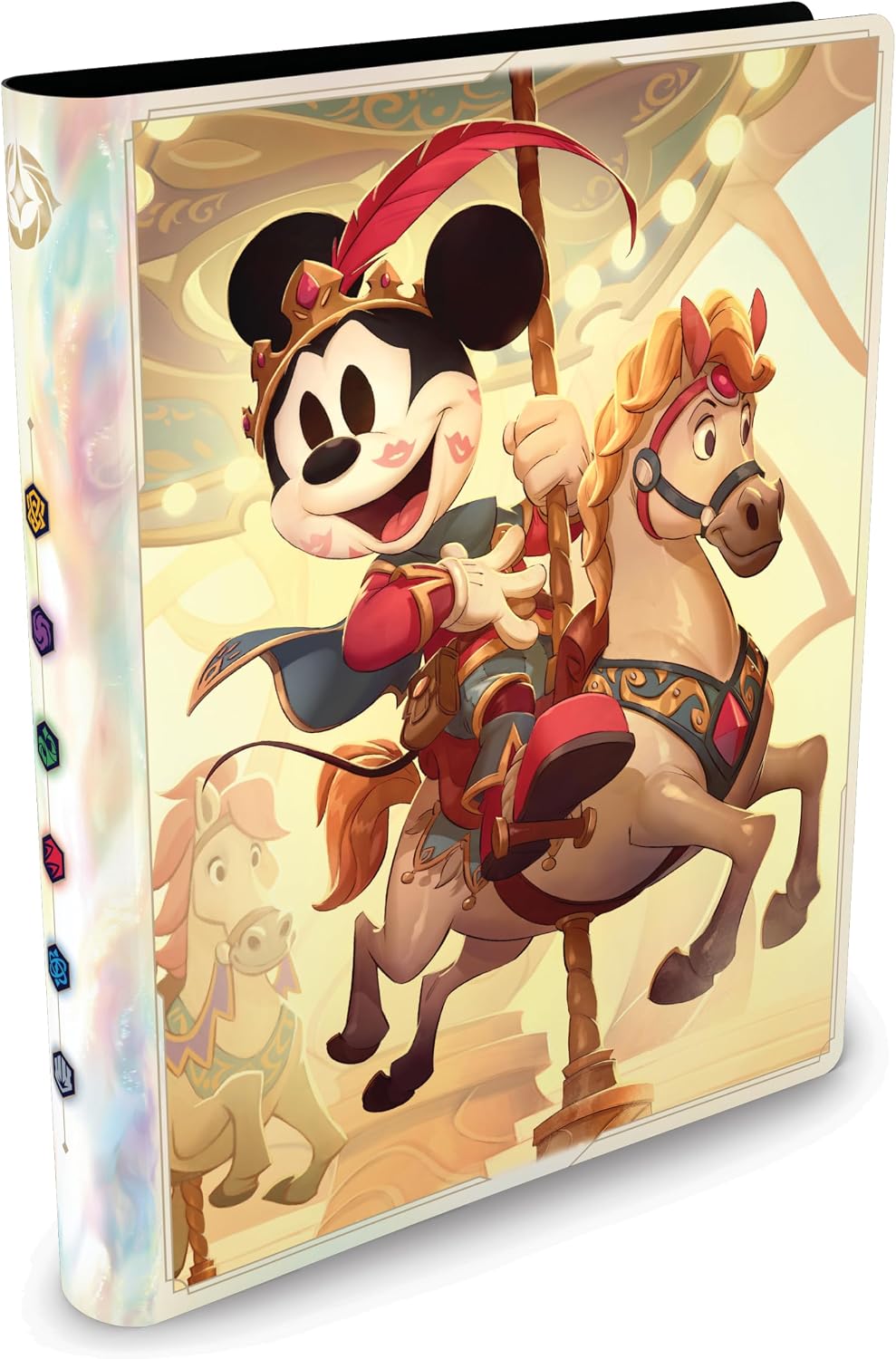 Ravensburger Disney Lorcana TCG Portfolio Featuring Mickey and Minnie Mouse Artwork from Fabled Set - Holds Up to 252 Cards - Premium Storage - Ideal for Collectors & Players - Ages 8+