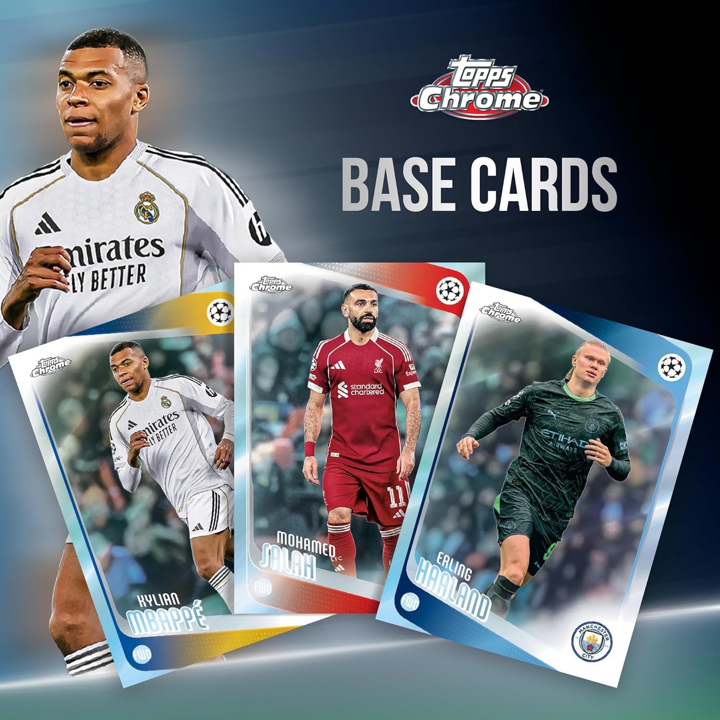 2025-26 Topps Chrome UEFA Club Competitions Soccer - Factory Sealed - Value Box