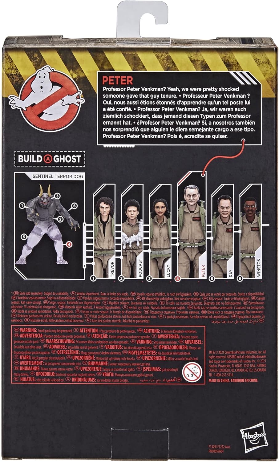 Ghostbusters Plasma Series Peter Venkman Toy 6-Inch-Scale Collectible Afterlife Figure with Accessories, Kids Ages 4 and Up (F1329)