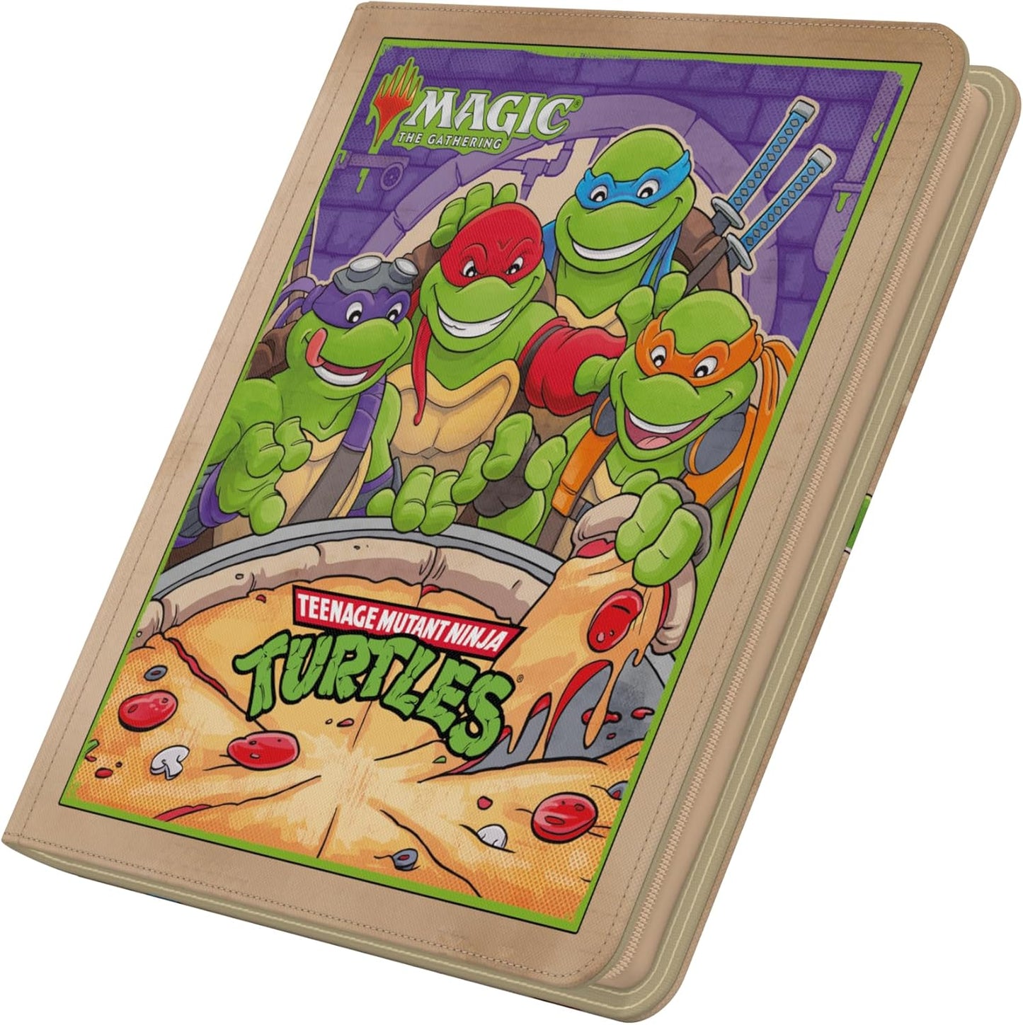 Ultimate Guard - Zipfolio 480 Xenoskin - Magic: The Gathering Universes Beyond - Teenage Mutant Ninja Turtles - Pizza Box