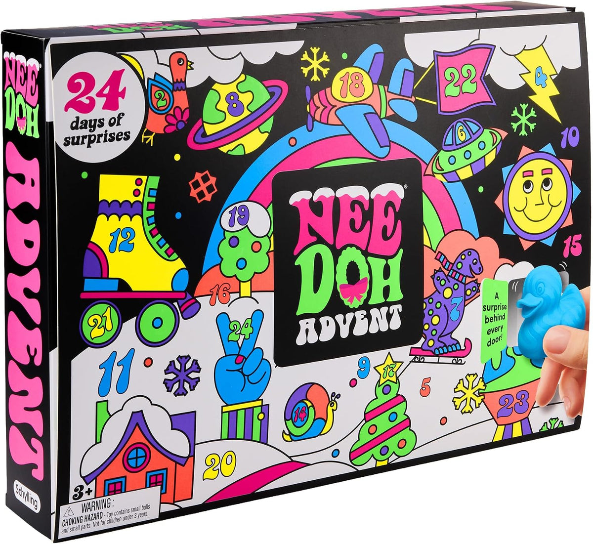 Schylling NeeDoh Squishmas Advent Calendar (Pack of 1)