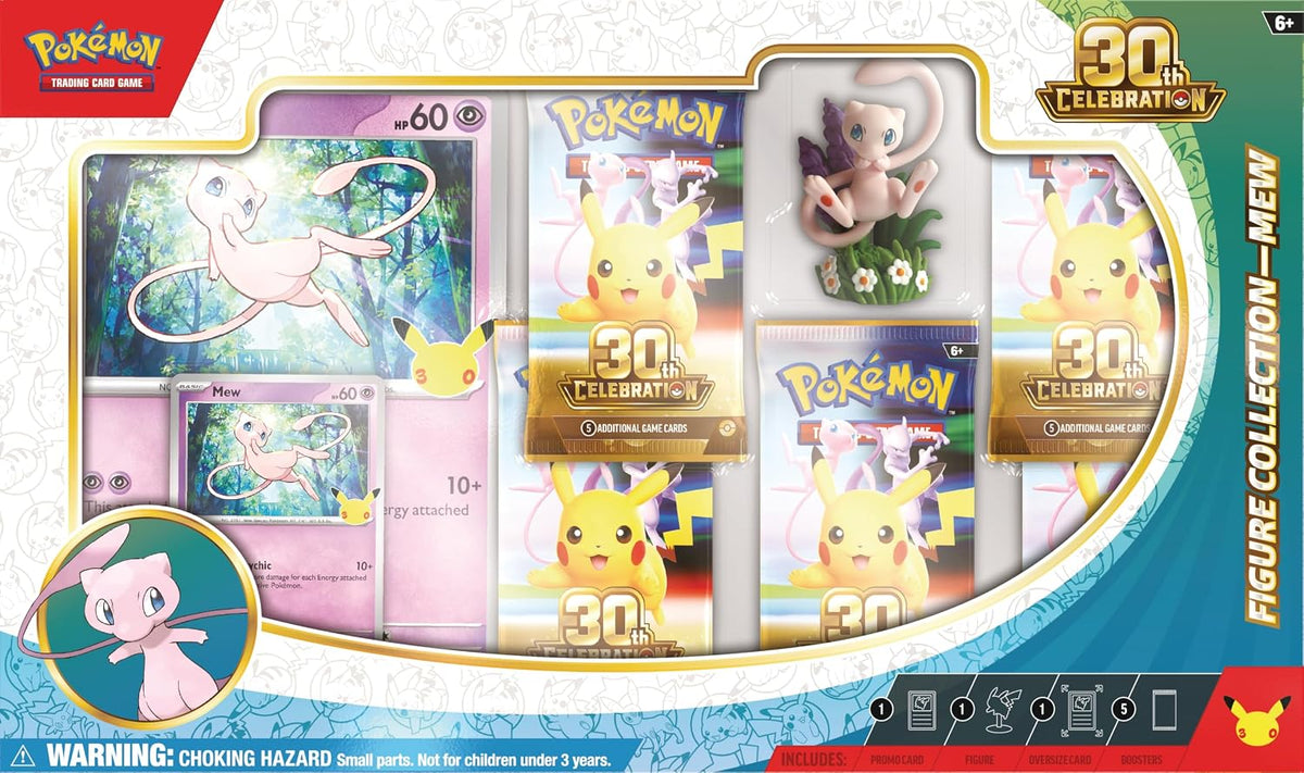 Pokemon TCG: 30th Celebration Figure Collection - Mew - Presale Ships 11/06/2026