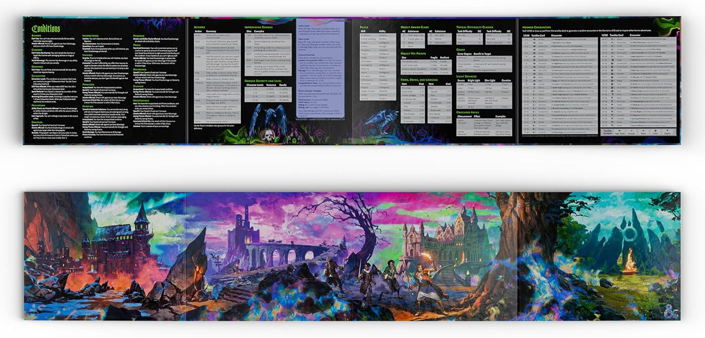 Dungeons & Dragons Ravenloft: The Horrors Within - Dungeon Master's Screen (DM Screen) | D&D Accessories