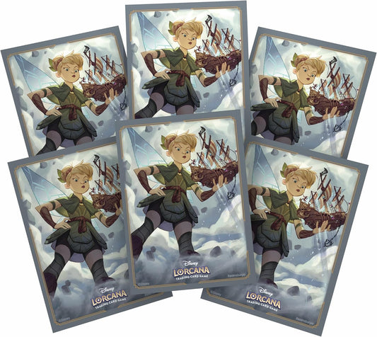 Ravensburger Disney Lorcana TCG Card Sleeves Featuring Tinker Bell - Giant Fairy | 65 Protective Sleeves for TCG Decks | Ages 8+