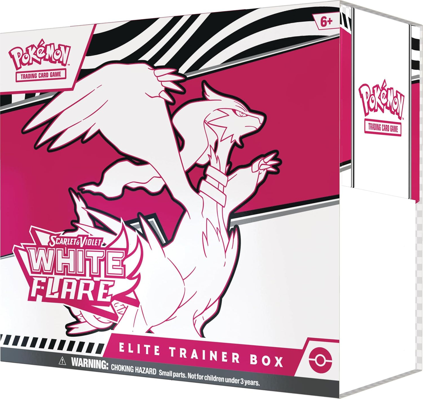Pokemon TCG Scarlet & Violet 10.5 White Flare Elite Trainer Box - 9 Packs, Promo Card