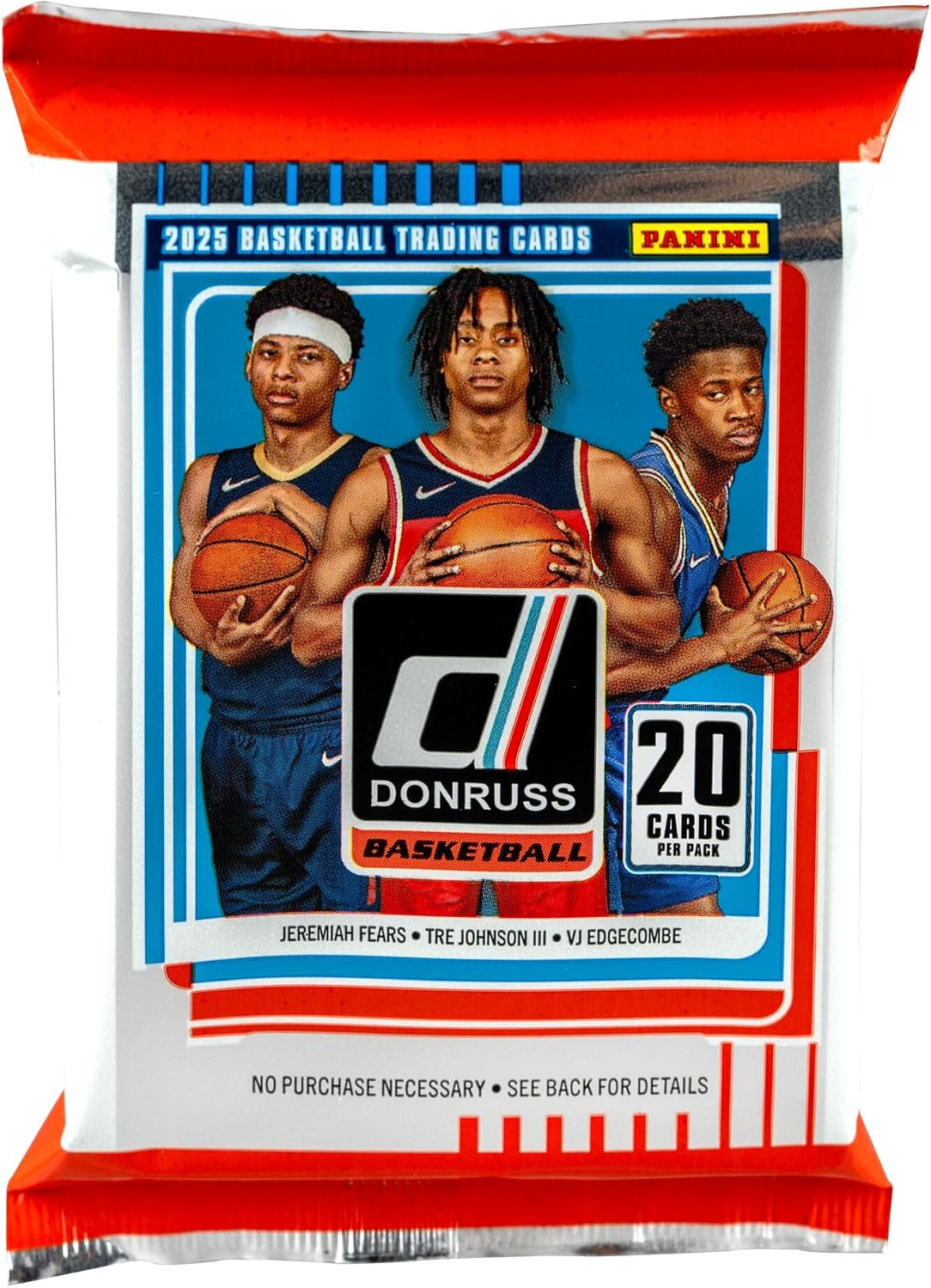 Panini 2025-26 Donruss NBA Basketball Trading Card Mega Box – 6 Packs, 20 Cards per Pack, 120 Cards Total