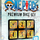 One Piece Premium Dice Set, Custom Dice with Collectible Monkey D. Luffy Tin Case, Based on the Japanese Manga and Anime series, Officially Licensed Eiichiro Oda & Shueisha Collectible & Merchandise