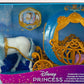 Mattel Disney Princess Cinderella’s Rolling Carriage with Gold Details & White Horse with Brushable Mane & Tail, Inspired by Disney Movie