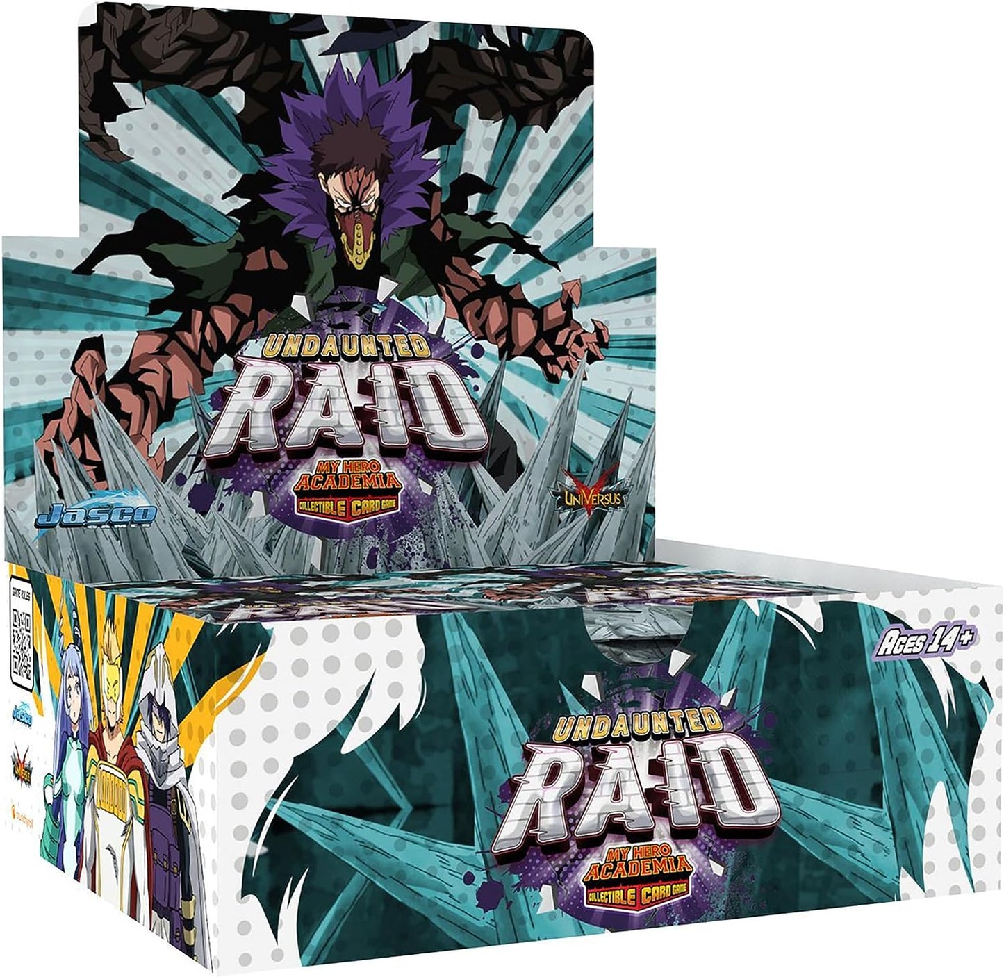 My Hero Academia Collectible Card Game Series 5: Undaunted Raid Booster Display - Contains 24 Expansion Packs of 11-Cards, Trading Card Game